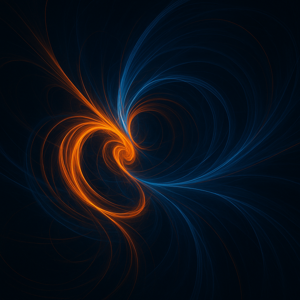 Abstract energy swirl background