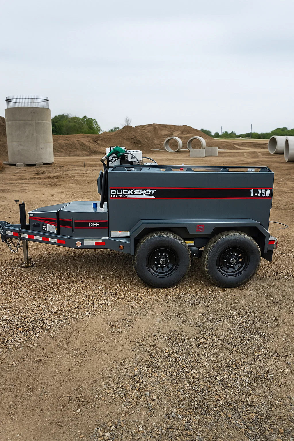 750 gallon buckshot fuel trailer