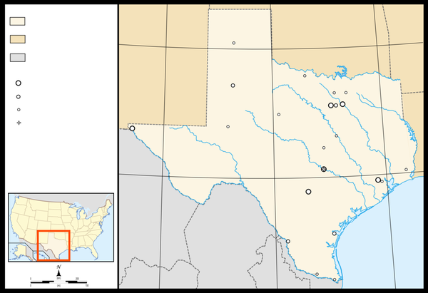 Texas map outline